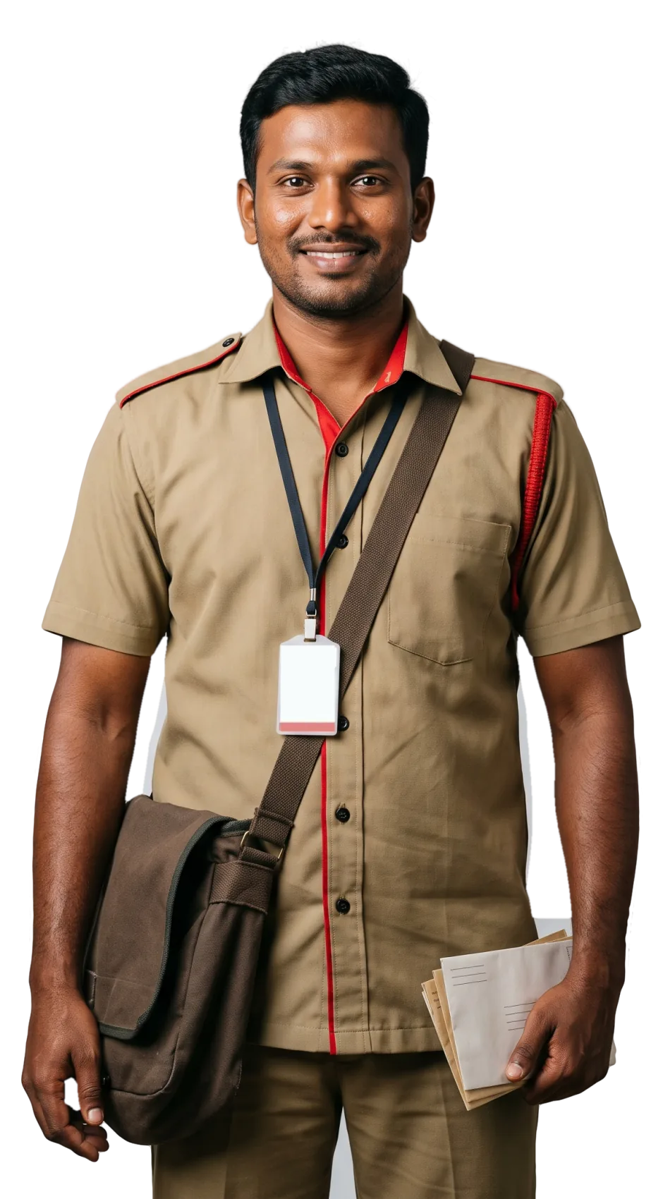 Illustration of a postal aspirant (AI-generated, symbolic)
