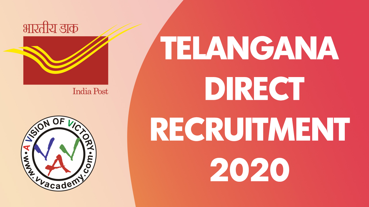 Telangana Postal Direct Recruitment 2020 VV Academy